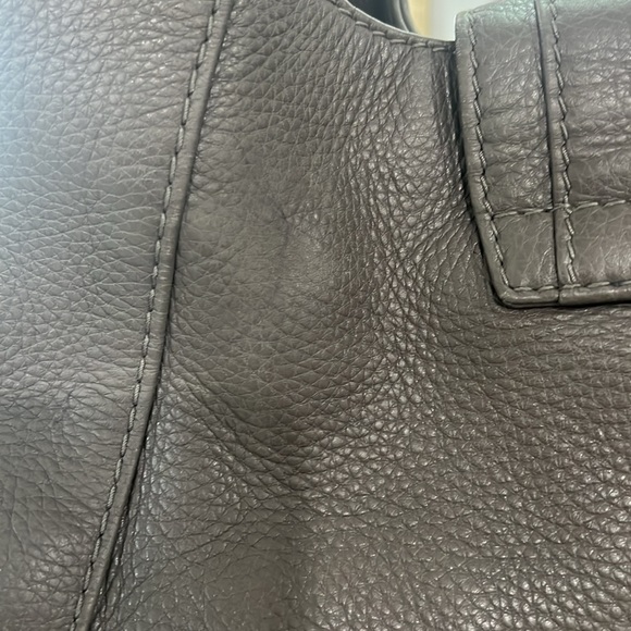 Gucci EUC leather Greenwich hobo gray tote, vintage - Picture 12 of 12